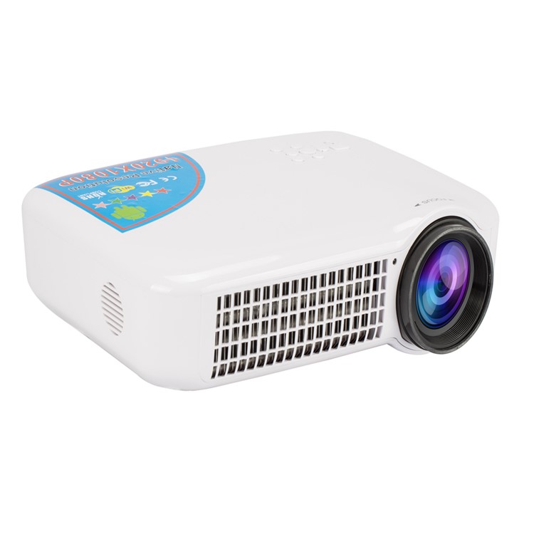EG BEAVER 3000LM Octa-core LED Projector 1080P Full HD Media Player 1+8G Support WiFi - US Plug-4