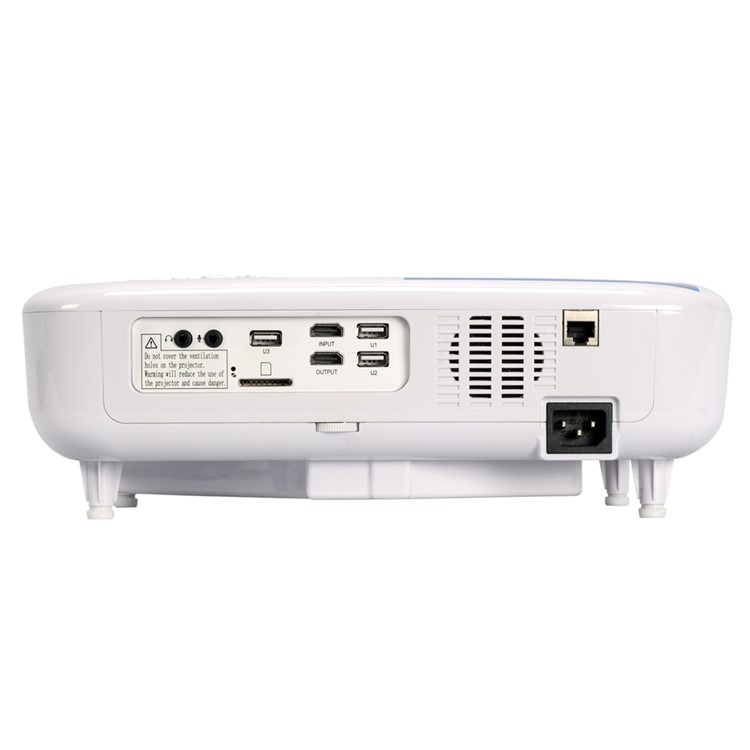 EG BEAVER 3000LM Octa-core LED Projector 1080P Full HD Media Player 1+8G Support WiFi - US Plug-6