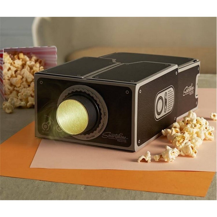 DIY Self-assembly Cardboard Mobile Phone Projector for iOS / Android Smartphones-2