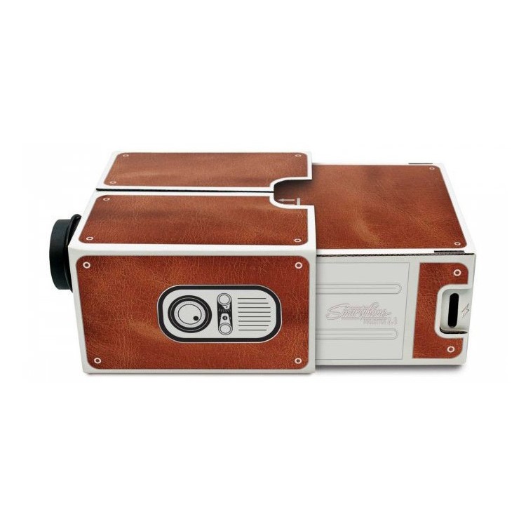 DIY Cardboard Smart Phone Projector 1400LM Mini Overhead Projector Family Cinema-2