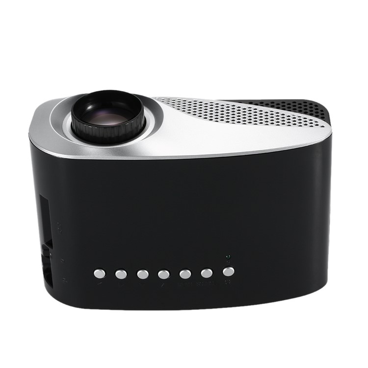 GP8S 1080P Full HD Mini LED Projector Private Home Theater with 2 HDMI Ports - Black / EU Plug-10