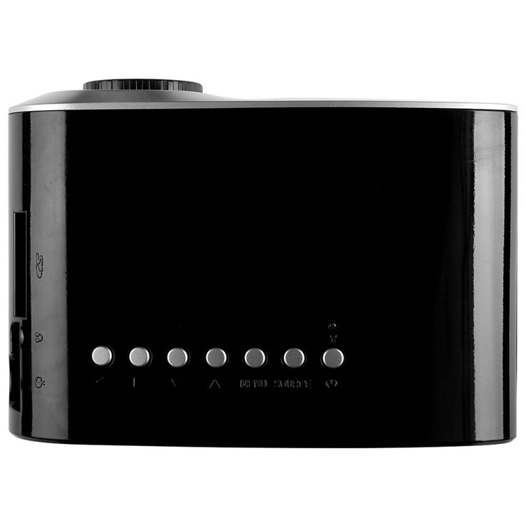 GP8S 1080P Full HD Mini LED Projector Private Home Theater with 2 HDMI Ports - Black / EU Plug-11