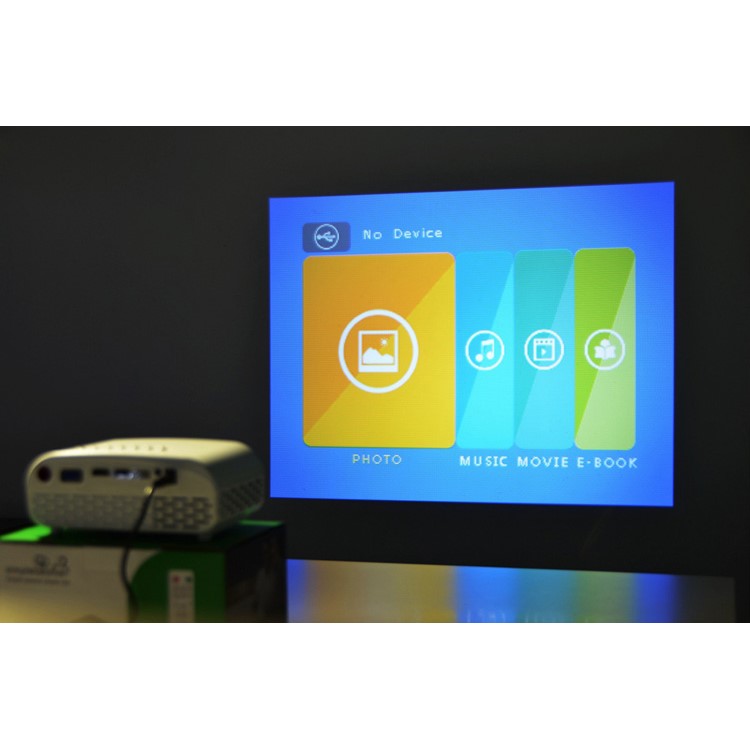 GP8S 1080P Full HD Mini LED Projector Private Home Theater with 2 HDMI Ports - Black / EU Plug-19