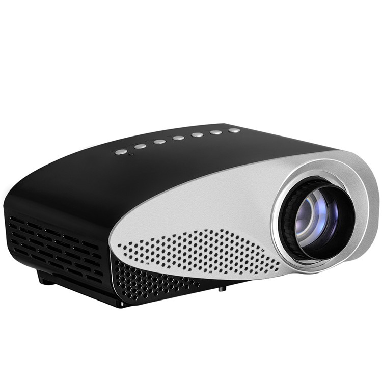 GP8S 1080P Full HD Mini LED Projector Private Home Theater with 2 HDMI Ports - Black / EU Plug-6