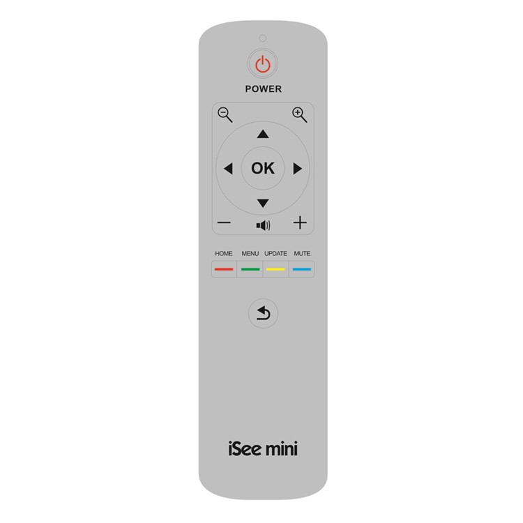 HAIER iSee LED Mini Projector Player Portable 1080P HD Pocket Round Video Projector - Black-9