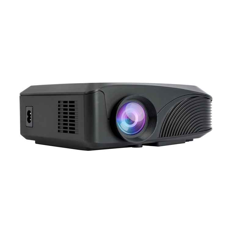 EG BEAVER 4-inch 800x480 LED Projector with AV/VGA/HDMI/TF/USB Ports (LED-4018N) - Black / EU Plug-9