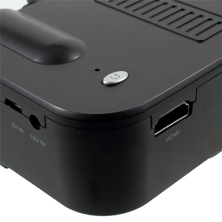 UNIC UC28A 1080P Mini Multimedia Home Cinema LED Projector with AV SD USB HDMI Ports - Black / EU Plug-9