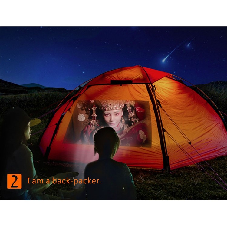 UNIC P1+ Mini LED Projector Portable WiFi 30 Lumens HDMI DLP Home Movie Theater Projector - Black-5