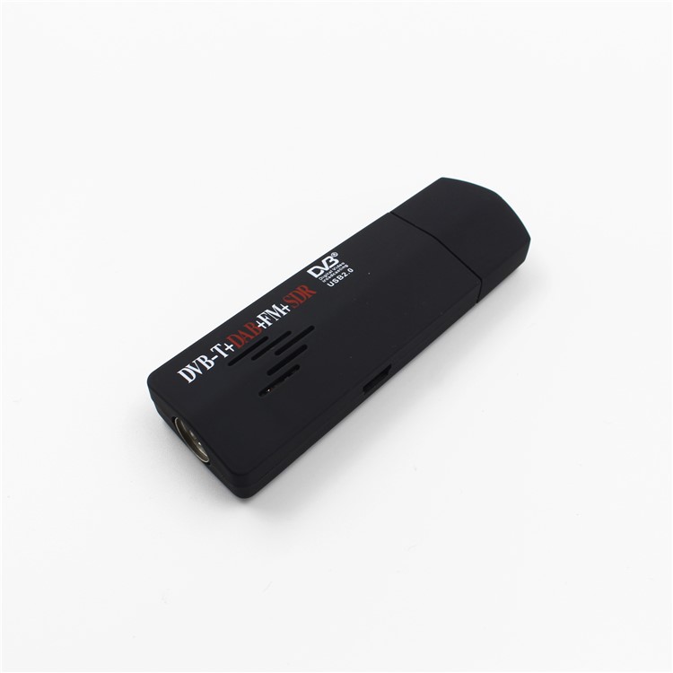 Digital RTL2832U+R820T DVB-T SDR+DAB+FM USB 2.0 Digital TV Tuner Receiver - Black-4