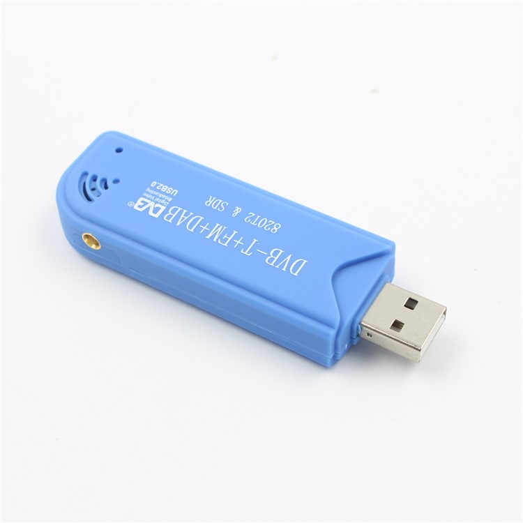 USB 2.0 Digital DVB-T SDR+DAB+FM HDTV TV Tuner Receiver Stick RTL2832U+R820T2 - Blue-4