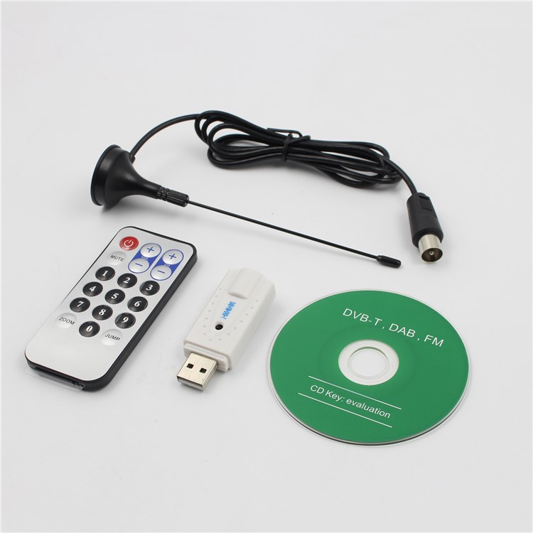 RTL-SDR FM+DAB DVB-T USB 2.0 Digital TV Stick RTL2832U + R820T Tuner Receiver-2