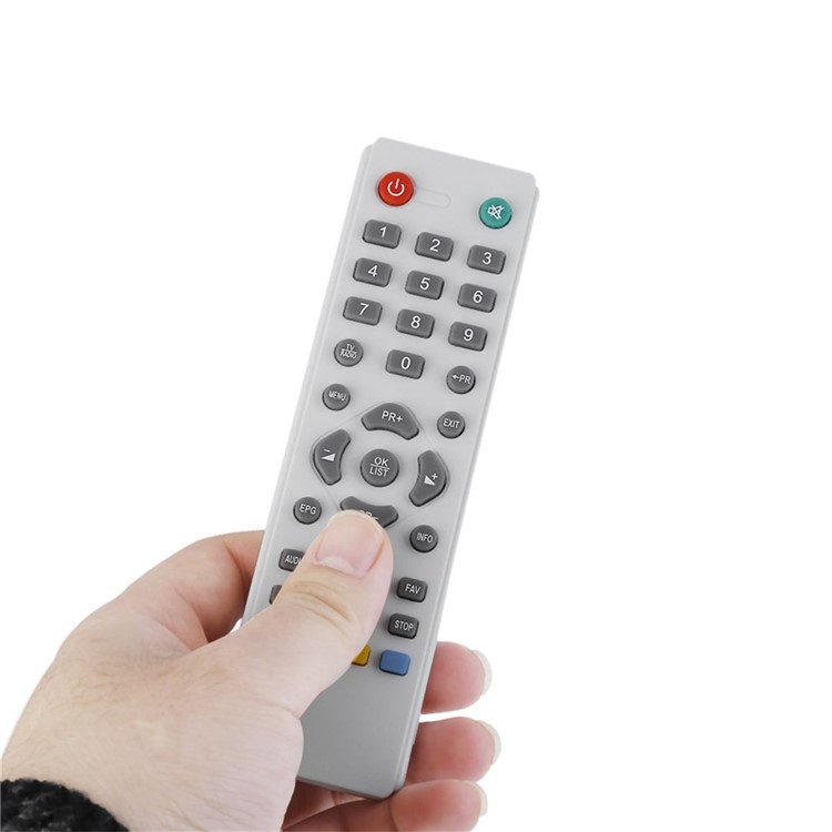 ZC785202 DVB-T2 TV Box AV to HDMI HD / AV CVBS Tuner Receiver with Remote Control (Without VGA) - White / EU Plug-4