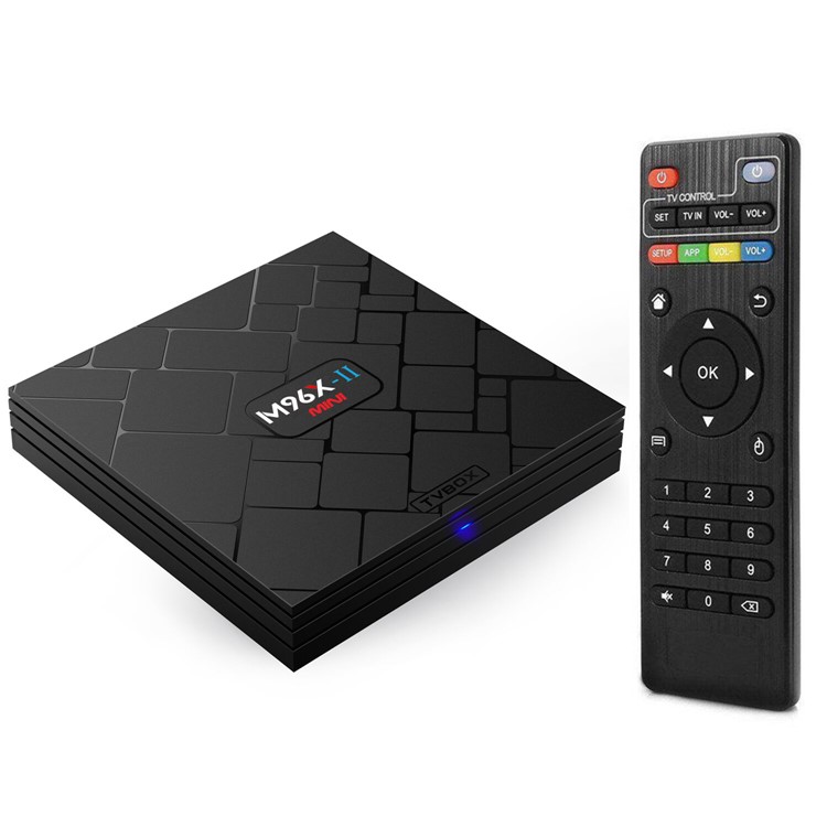 

M96X-II Amlogic S905W Quad Core Android 7.1 TV Box KODI 18 Wifi Медиаплеер 2 + 16GB - Американская Вилка