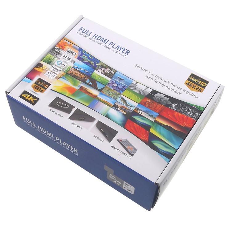 Medien-Player USB-4K HD 1080P Der Hohen Auflösung HD Mit AV / USB / TF-Karte / HDMI-Anschluss - US-Stecker-13