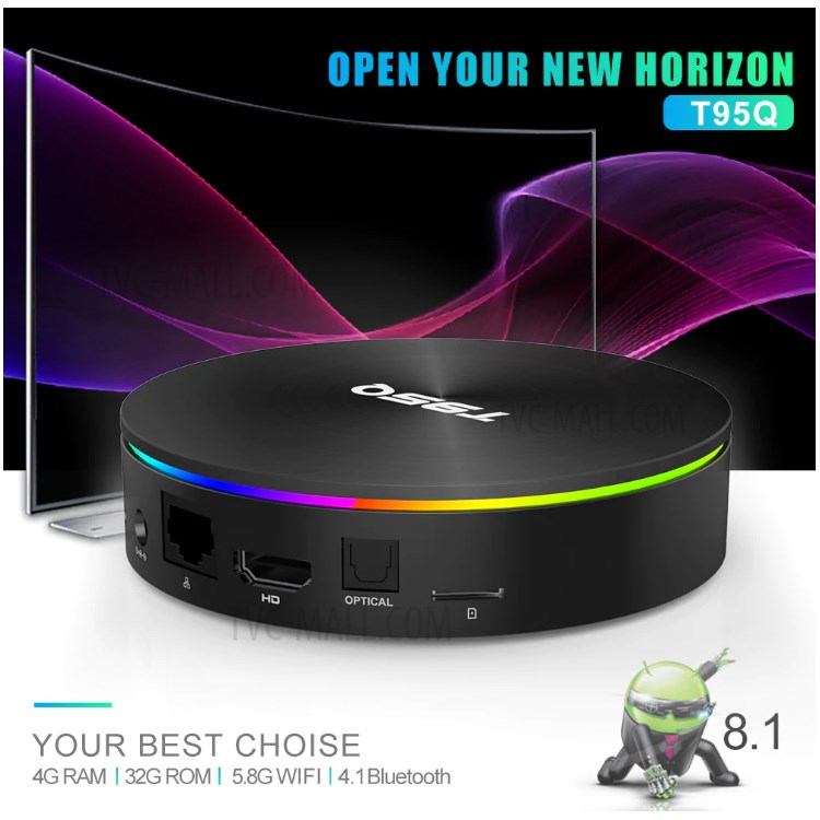T95Q 4+32GB Quad Core Amlogic S905X2 Android 8.1 TV Box Dual Band WiFi Bluetooth Media Player - AU Plug-10