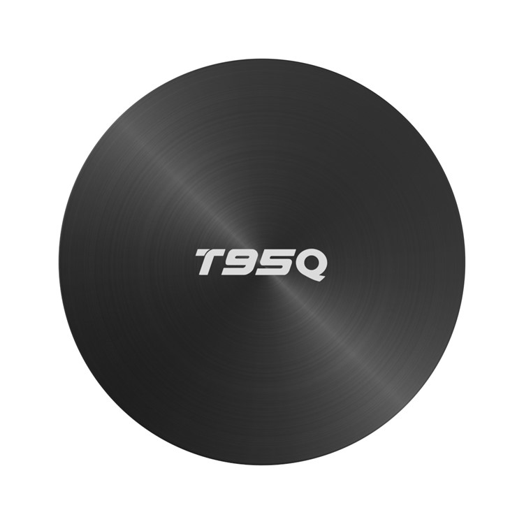T95Q Amlogic S905X2 Quad Core Android 8.1 TV Box Dual Band WiFi Bluetooth Media Player 4+64GB - US Plug-2