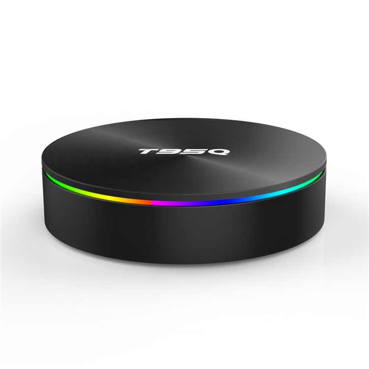 T95Q Amlogic S905X2 Quad Core Android 8.1 TV Box Dual Band WiFi Bluetooth Media Player 4+64GB - US Plug-4