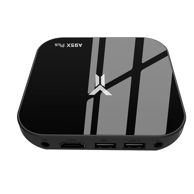 A95X Plus Android 8.1 Quad Core Amlogic S905 Y2 TV Box Dual Band WiFi Bluetooth Media Player 4+32GB - UK Plug-4