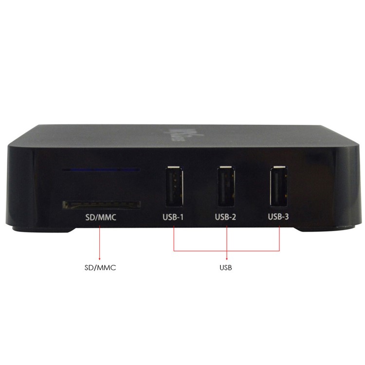 MXQ Plus TV Box Android 5.1 Amlogic S905 Quad Core 1G+8G 2.4GHz WiFi - EU Plug-5