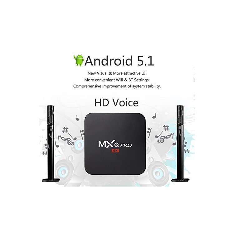 MXQ Pro Quad Core 2GHz TV Box Amlogic S905 Cortex A53 Android 5.1 - UK Plug-5