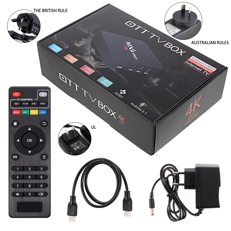 MXQ PRO Amlogic S905 TV Box STB Quad-core Android 5.1 with Keyboard - UK Plug-6