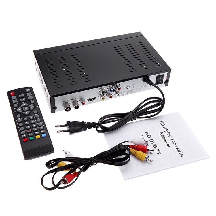 DVB-T2 HD Digital Video Broadcasting Terrestrial Receiver Set Top Box H.264 MPEG4 for HDTV-8