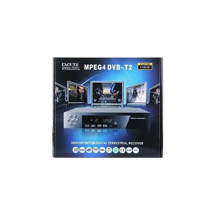 DVB-T2 HD Digital Video Broadcasting Terrestrial Receiver Set Top Box H.264 MPEG4 for HDTV-9