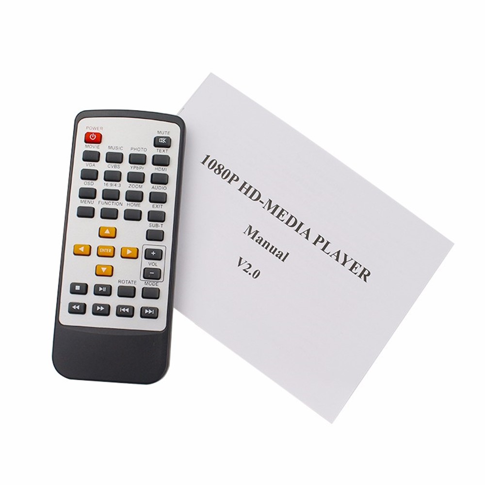 H6W Full HD 1080P Media Player with HDMI VGA - EU Plug-13