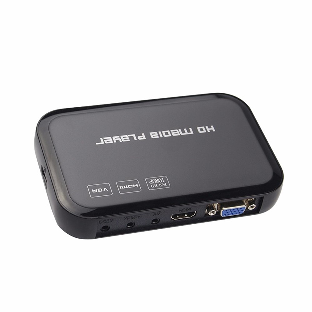 H6W Full HD 1080P Media Player with HDMI VGA - EU Plug-2