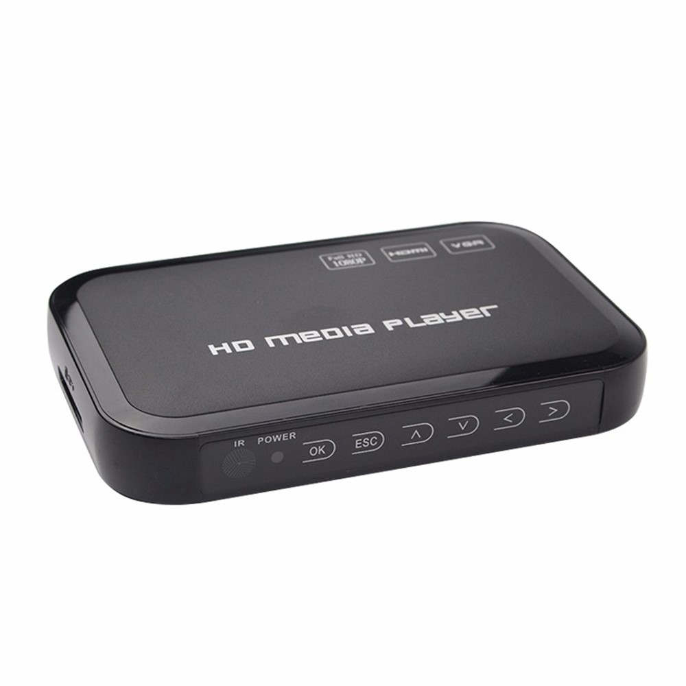 H6W Full HD 1080P Media Player with HDMI VGA - EU Plug-4