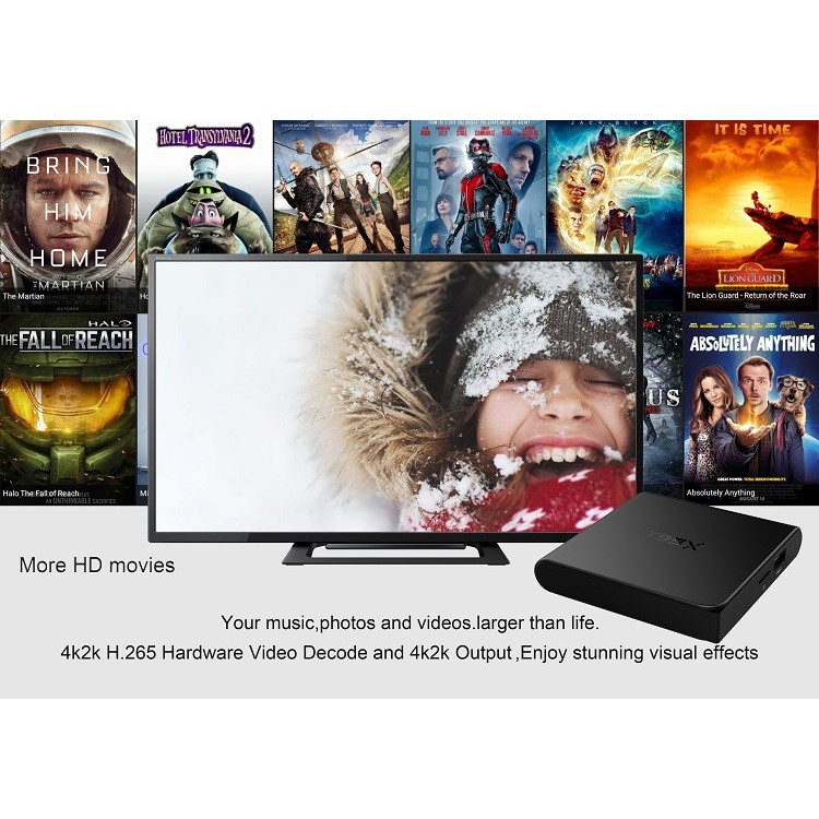 T95X Amlogic S905X 4K Android 6.0 TV Box Kodi 16.1 Quad Core 2+16GB WiFi 2.4G Streaming Media Player - EU Plug-10