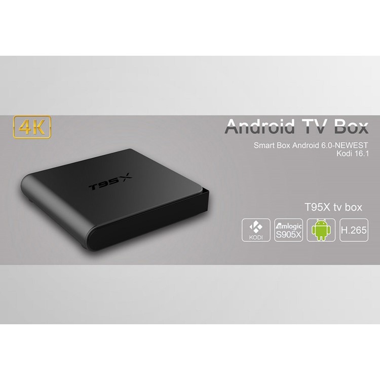 T95X Amlogic S905X 4K Android 6.0 TV Box Kodi 16.1 Quad Core 2+16GB WiFi 2.4G Streaming Media Player - EU Plug-9