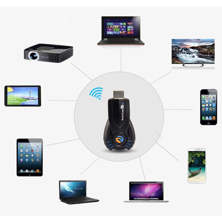 Smartcast 5G WiFi Wireless Display Dongle TV Stick Miracast DLNA Airplay-11