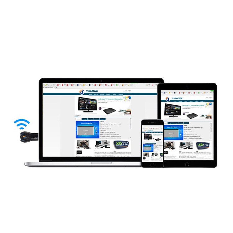 Smartcast 5G WiFi Wireless Display Dongle TV Stick Miracast DLNA Airplay-12