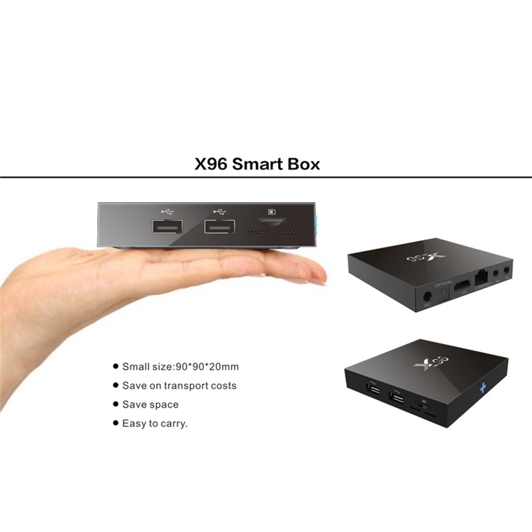 X96 1+8GB Amlogic S905X Android 6.0 TV Box Quad Core WiFi 2.4G Streaming Media Player - EU Plug-7