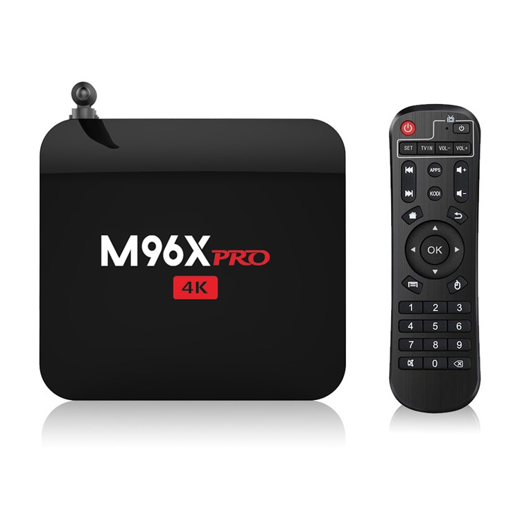 M96X PRO Android 6.0 TV Box Amlogic S905X 4K Quad Core 2G+16G WiFi HDMI Kodi 16.1 Smart Media Player - EU Plug-1