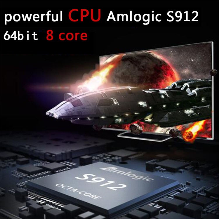 M92S PRO Amlogic S912 Octa Core TV Box Android 6.0 Bluetooth Dual WiFi 2.4G/5G Streaming Media Player with Antenna 2+16GB - EU Plug-4