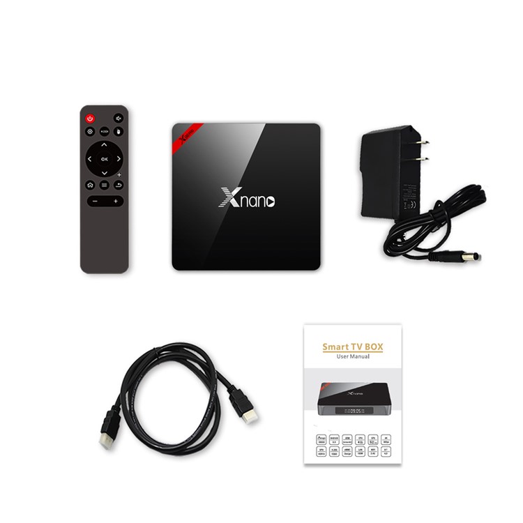 XNANO X96 PRO Amlogic S905X Quad Core TV Box Android 6.0 Bluetooth 2.4G WiFi Streaming Media Player 1+8G - Black / EU Plug-12