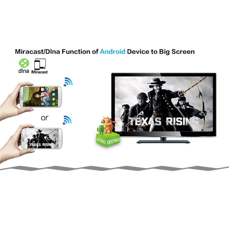 Wecast E8 Streaming Dongle Mirroring DLNA Miracast WiFi Display Dongle - Black-8