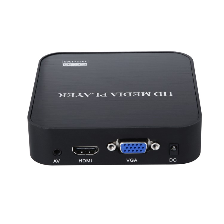 MP025 Full HD 1080P Media Player with HDMI AV VGA - EU Plug-4
