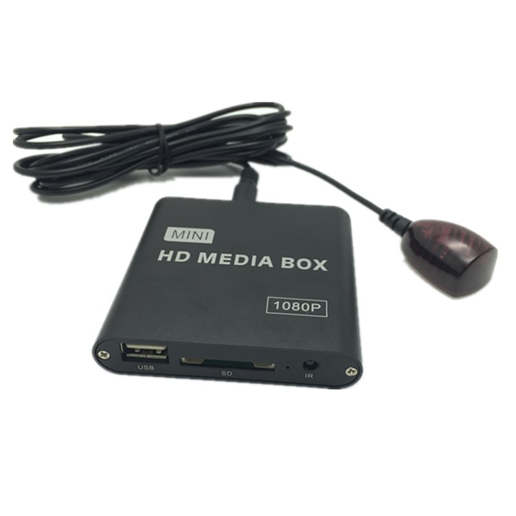MP021 Plus Full HD 1080P Car Media Player with IR Extender HDMI/AV Output - EU Plug-5