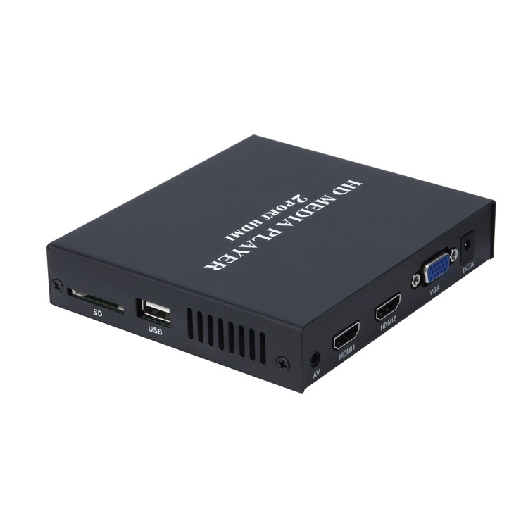MP026-F10 2-Port HDMI Full HD 1080P Streaming Media Player - EU Plug-1