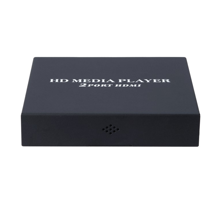 MP026-F10 Portable 1080P Full HD Media Player with 2-Port HDMI/AV Output - US Plug-3