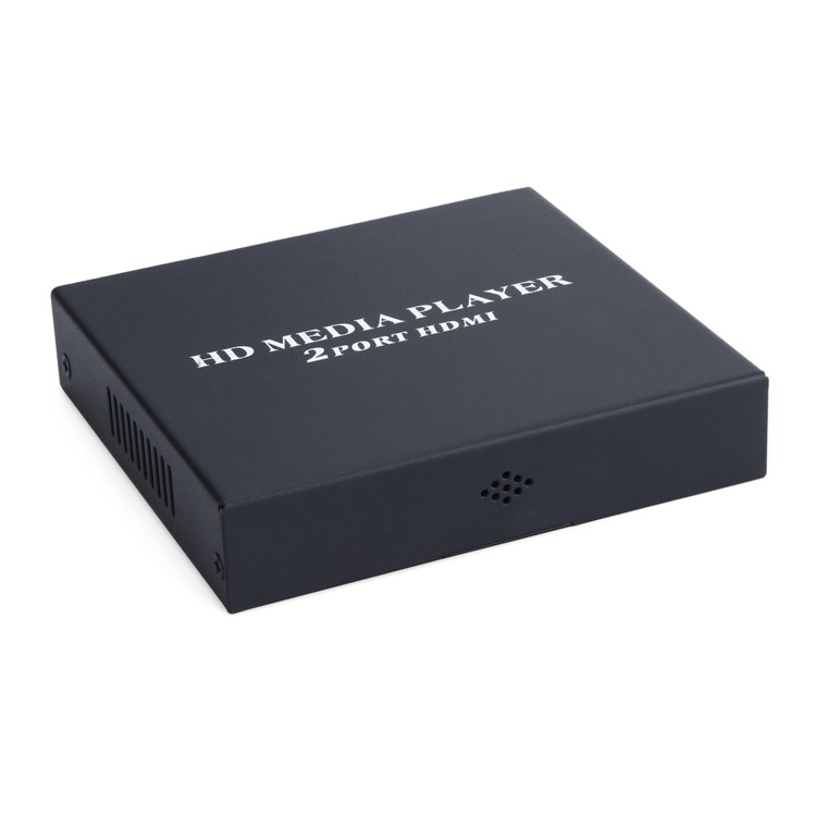MP026-F10 Portable 1080P Full HD Media Player with 2-Port HDMI/AV Output - US Plug-5