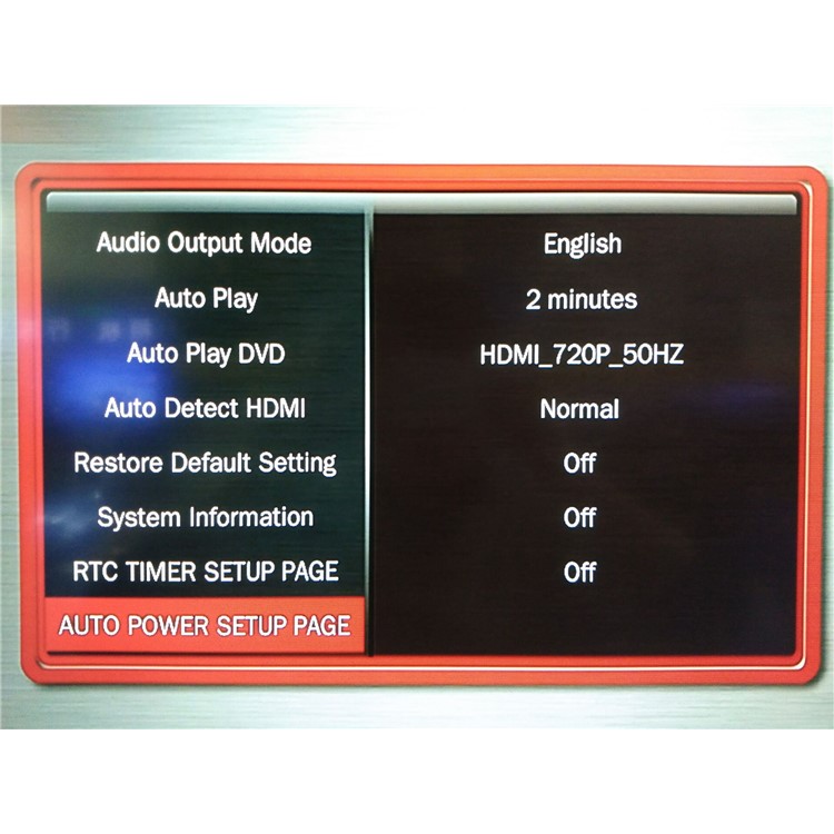 MP026-F10 Portable 1080P Full HD Media Player with 2-Port HDMI/AV Output - US Plug-8