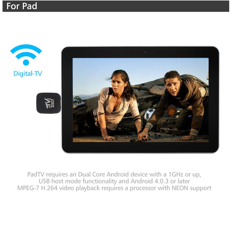 Android DVB-T Micro USB Tuner Mobile TV Receiver Stick-9