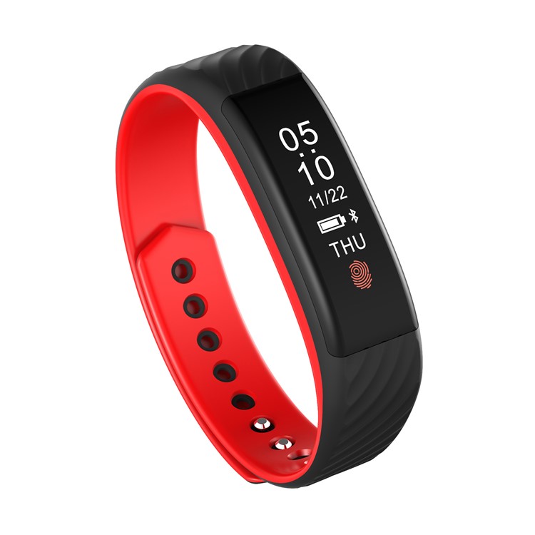 

W810 Bluetooth 4.0 Фитнес-трекер Артериального Давления Умный Браслет Браслет Часы С Сердечным Ритмом Монитор Для IOS Андроид - Черный