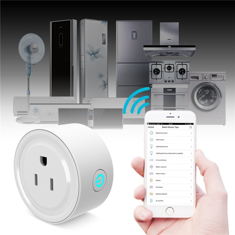 Mini Smart Plug Outlet ETL/ FCC Listed WiFi Remote Control Smart Socket Works with Amazon Alexa - US Plug-5