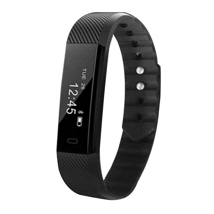 115 Heart Rate Monitor Fitness Tracker Smart Bracelet with OLED Touch Screen - Black-2