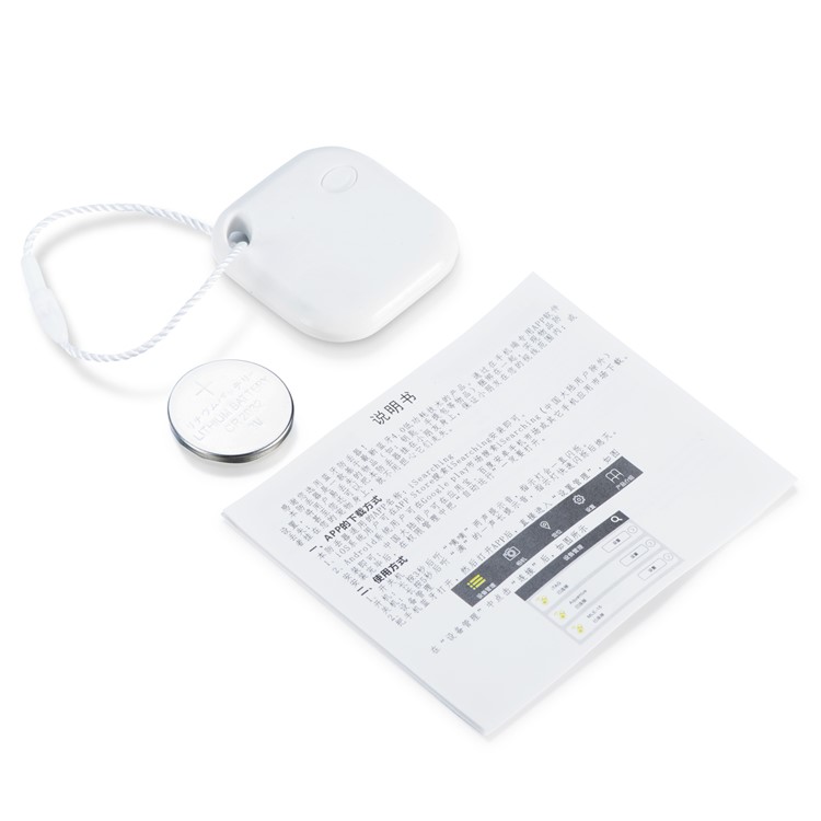 Anti-lost Mini Smart Tracker Multi-functional Bluetooth 4.0 Lost Thing Locator - White Flower-3